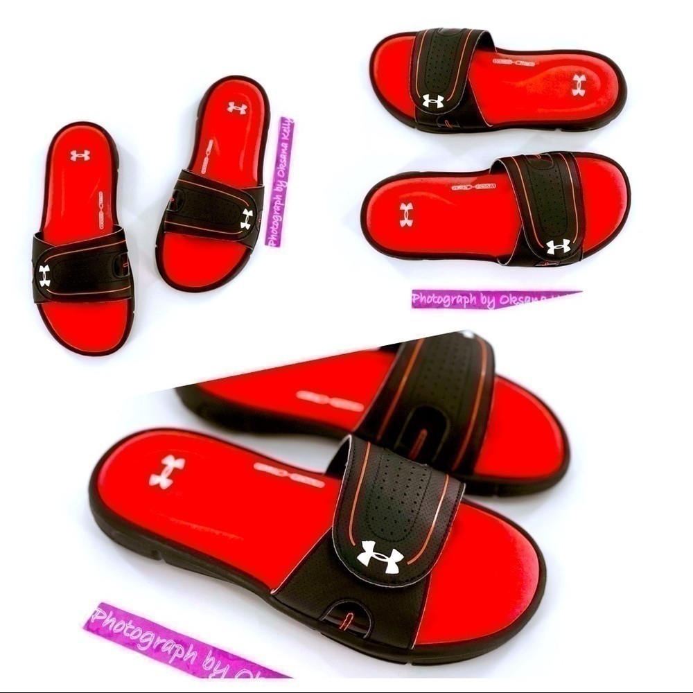 KIDS UNDER ARMOUR IGNITE Vlll SLIDE SANDALS 5Y